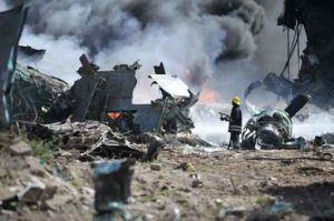 airplane crash in houston