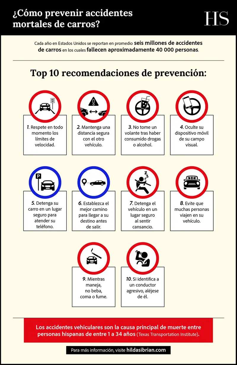 ¿Cómo prevenir accidentes de carros fatales en Houston?
